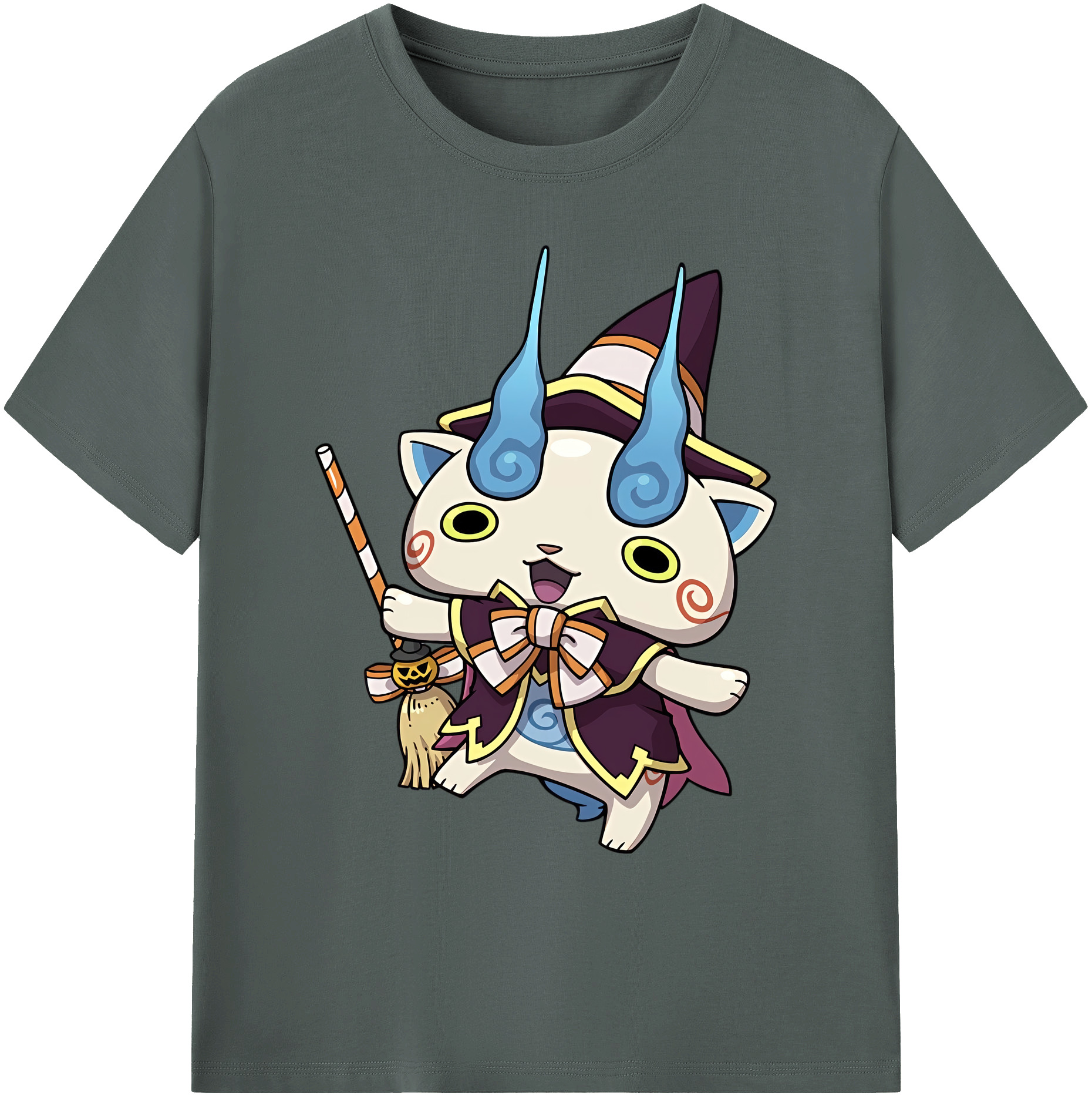 （画像用） 妖怪ウォッチ Yo-kai Watch 綿100％ メンズ半袖Tシャツ｜肌触りやわらか＆通気性